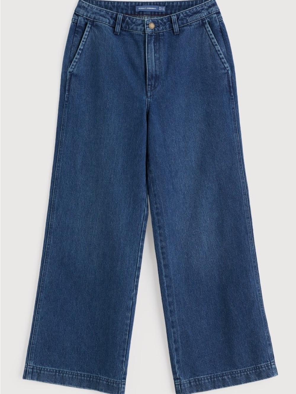 Seasalt Cornwall Jeans Women’s Size 6 Petite Sennen Cove Jean High Rise Wide Leg